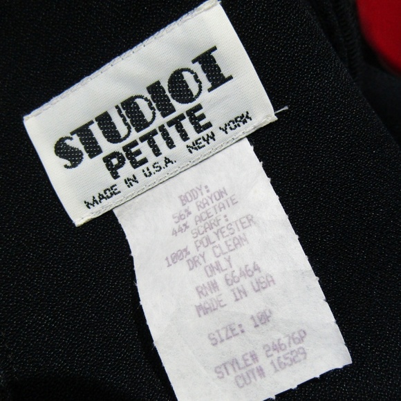 NEW Studio I Black Coat Dress & Animal Print Scarf - Picture 5 of 6